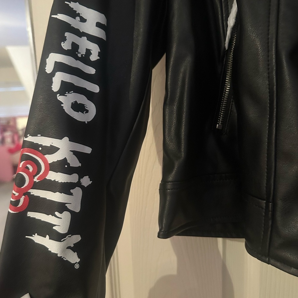Brand new with tags Hello Kitty motorcycle jacket size OX, limited edition